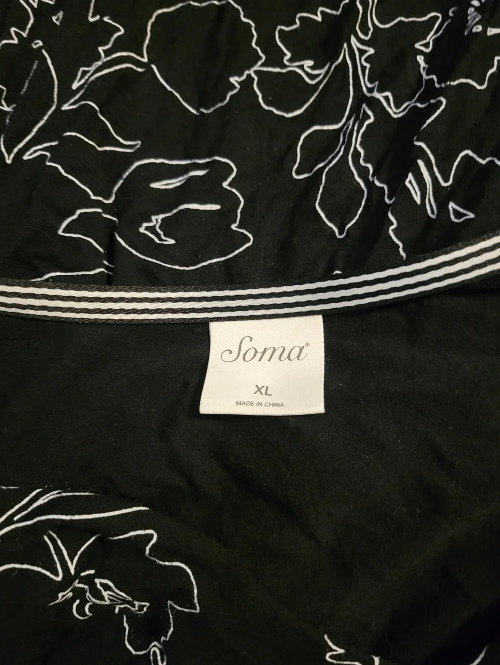 Soma Black Floral Maxi Dress - Picture 6 of 7
